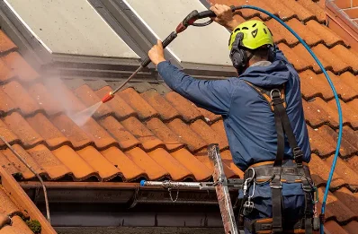 Démoussage et hydrofuge de toiture à Aubigné